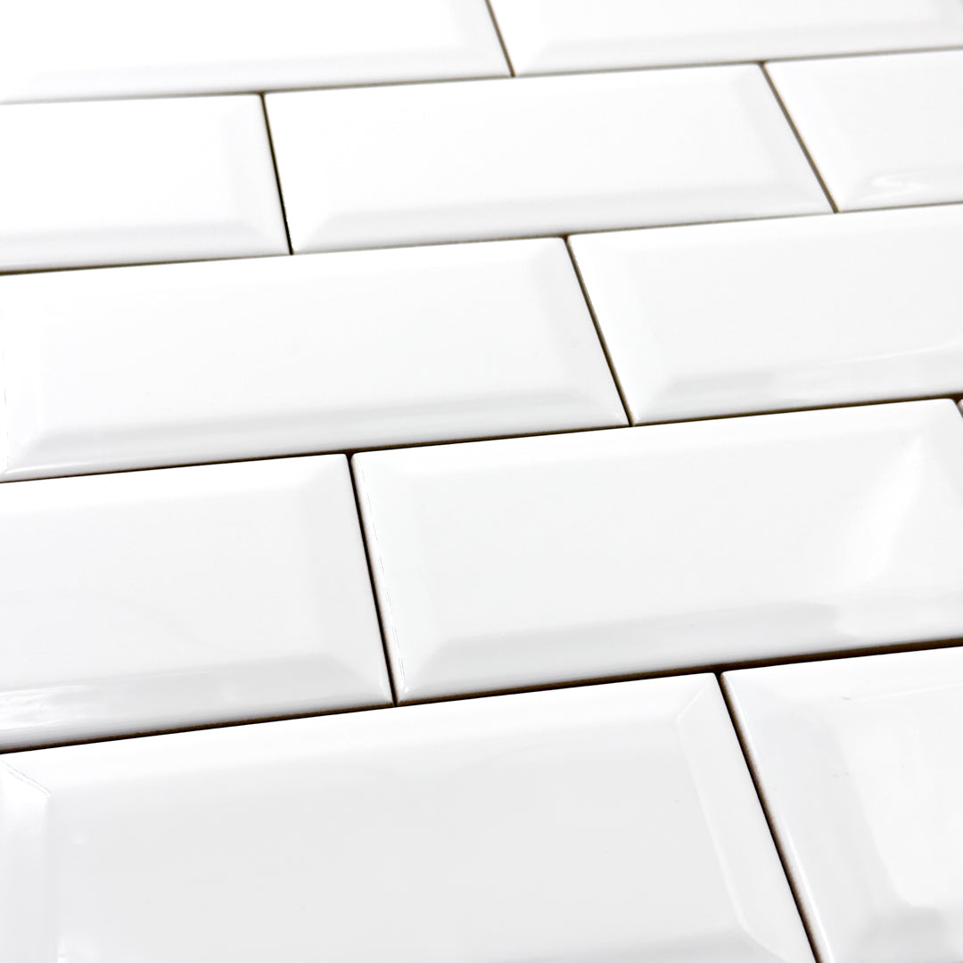 Subway - White Beveled (3" X 6") - Sample