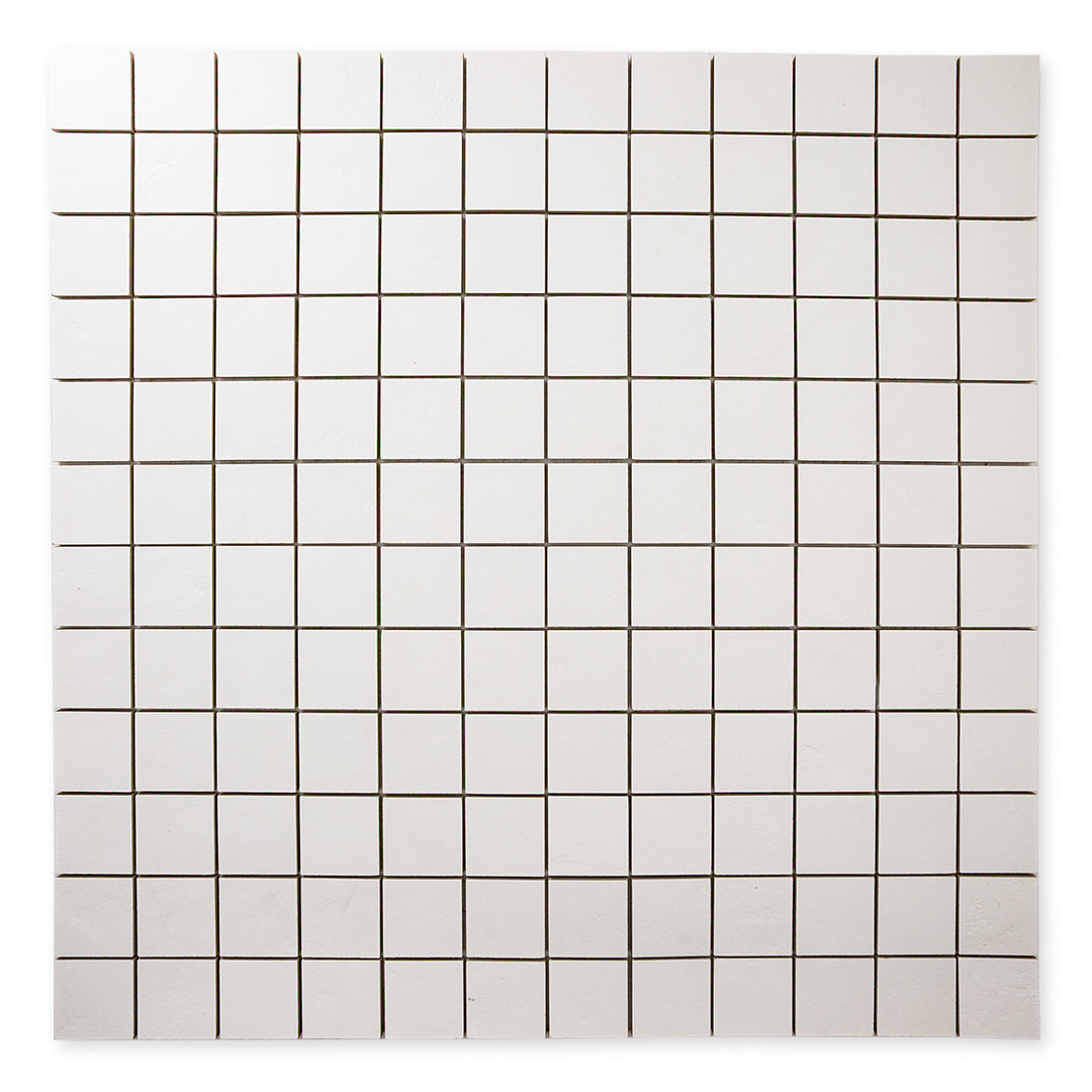 Checkmate White Mosaic (2" X 2")