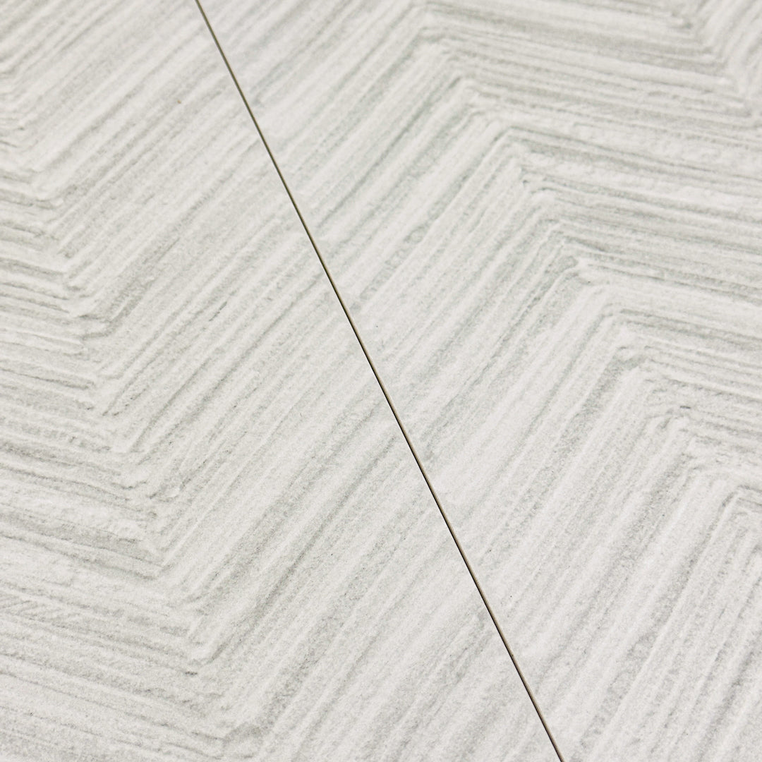 Solenne Grey Structured (12" x 24") - Sample