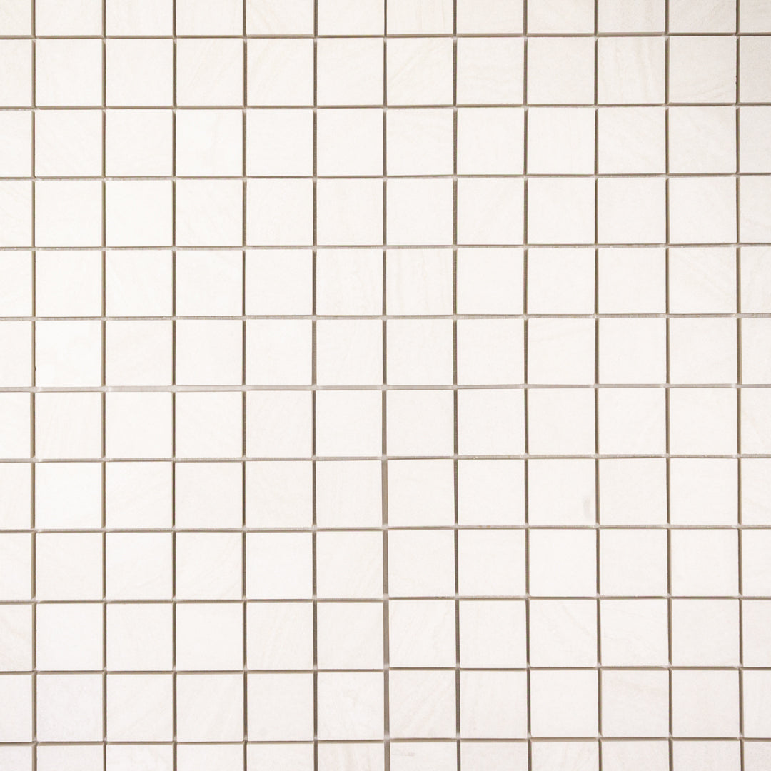 Solenne White Mosaic (2" x 2") - Sample