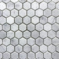 Bianco Carrara Polished (1 1/4" x 1 1/4" Hex) - Sample
