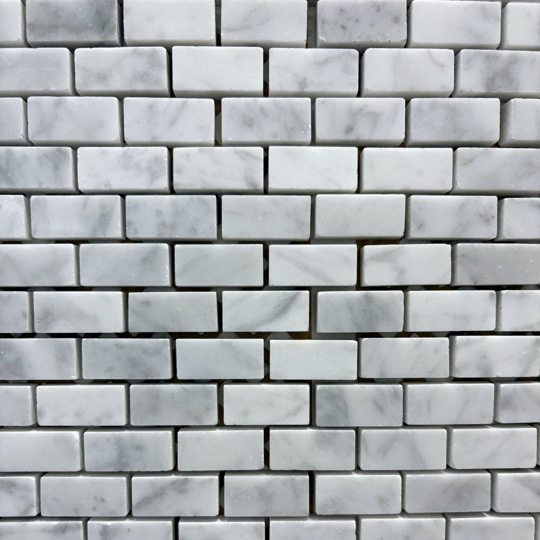 Bianco Carrara Polished (5/8 x 1 1/4) - Sample