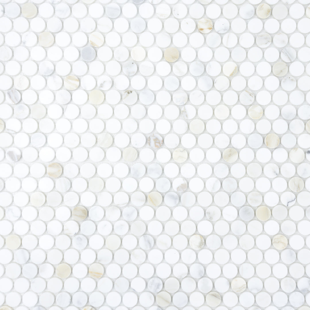 Calacatta Penny (1" x 1")