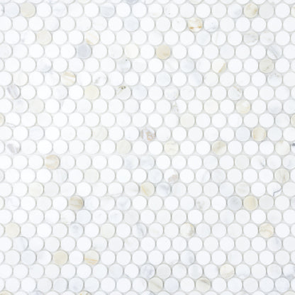 Calacatta Penny (1" x 1")