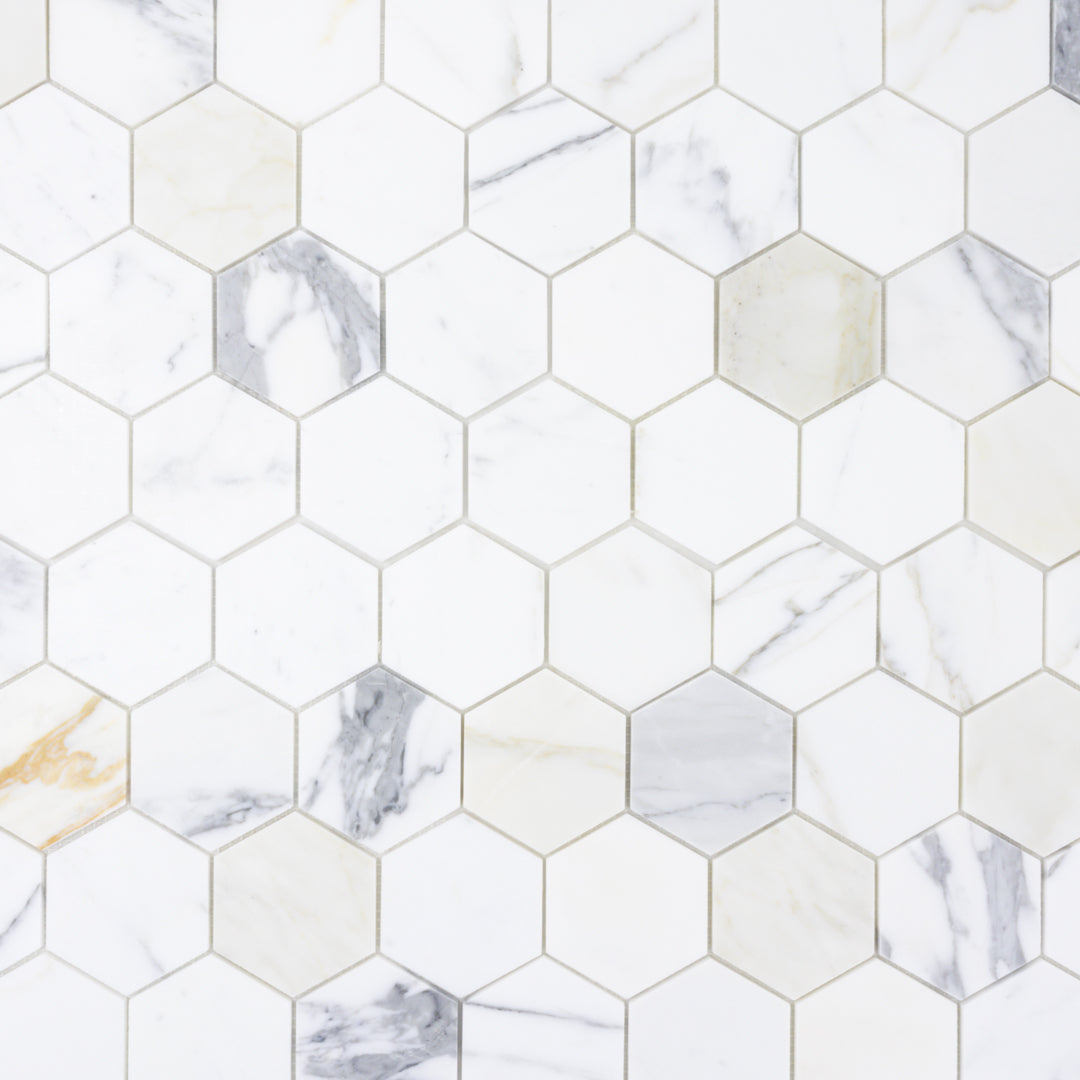 Calacatta Hexagon (3" x 3")