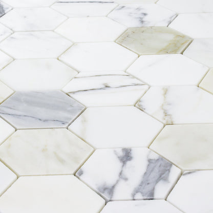 Calacatta Hexagon (3" x 3")