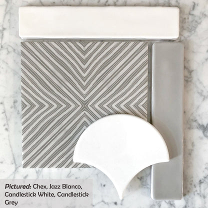 Candlestick White (10" X 2")
