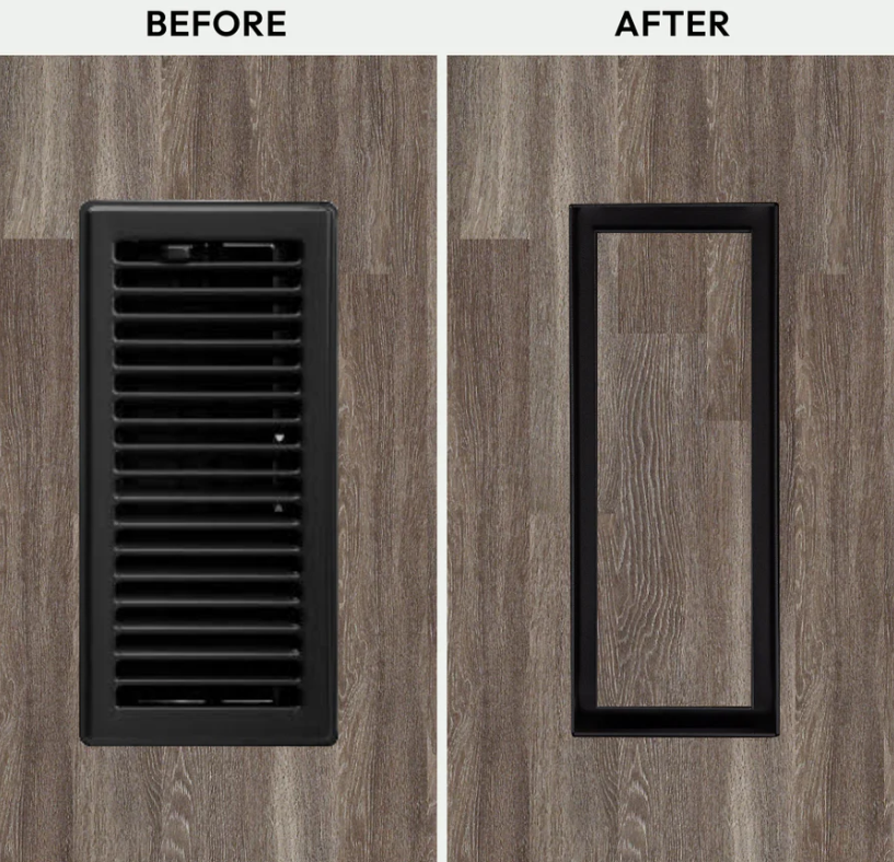 Fittes Luxe Flushmount Floor Vent 4 x 10
