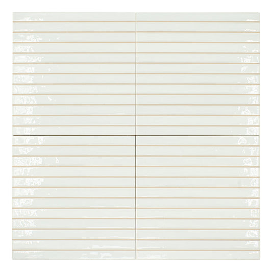 Tempo White (8" X 8") - Sample