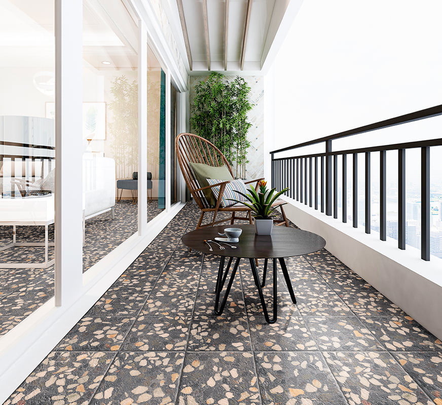 Terrazzo Dark (8" X 8") -- 30% mark-down