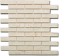 Marfil Honed Offset Brick Mosaic (1 x 4) - Sample