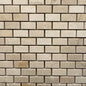 Marfil Polished Offset Brick Mosaic (5/8 x 1 ¼) - 30% mark-down