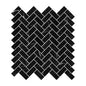 Venetta Marquina Herringbone - Sample