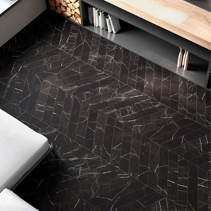 Marquina Natural Chevron (4" x 20")