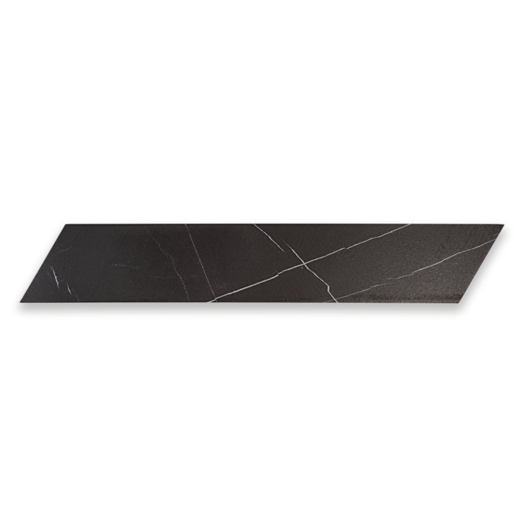 Marquina Natural Chevron (4" x 20") - Sample