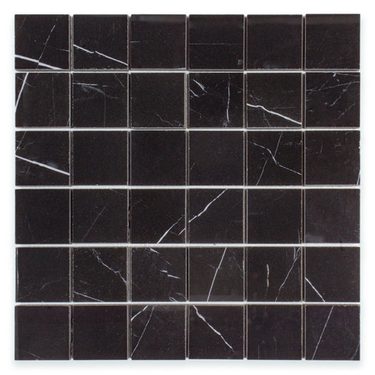 Marquina Polished 2"x2" Mosaic - Sample