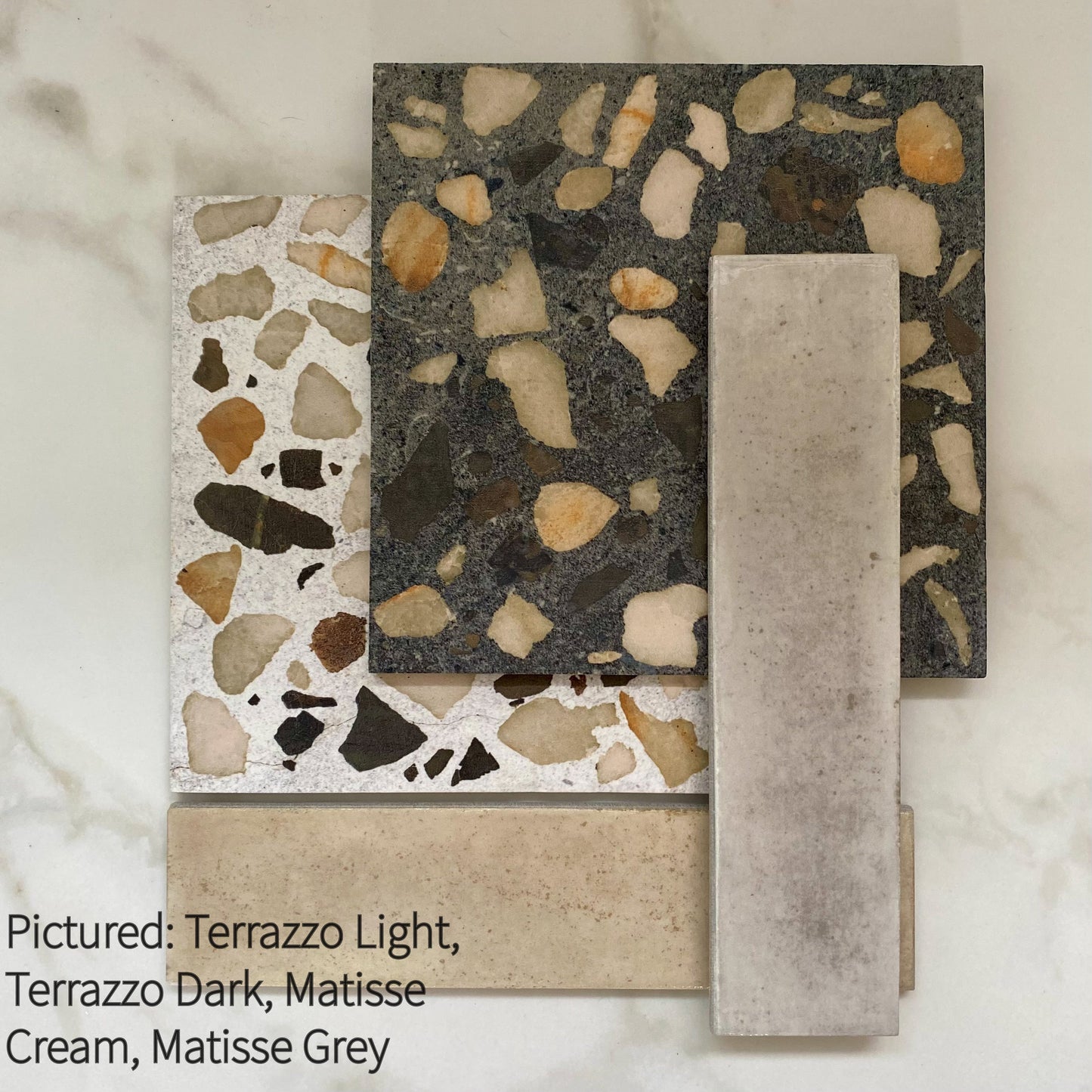 Terrazzo Dark (8" X 8") -- 30% mark-down