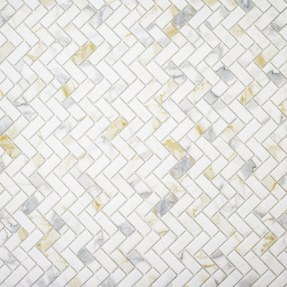 Venetta Calacatta Gold Herringbone