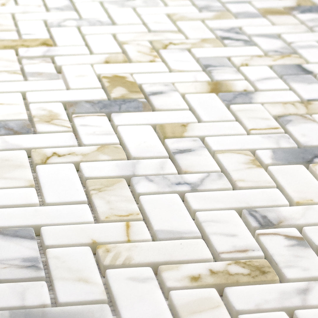 Venetta Calacatta Gold Herringbone