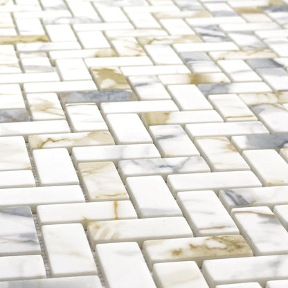 Venetta Calacatta Gold Herringbone
