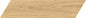 Tivoli Sand 4″ x 20″ Chevron - Sample