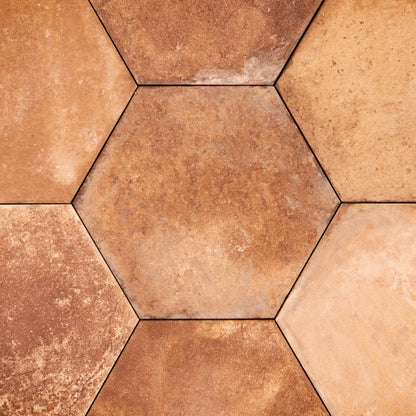 Tuscan Cotto Hexagon (9" x 10")