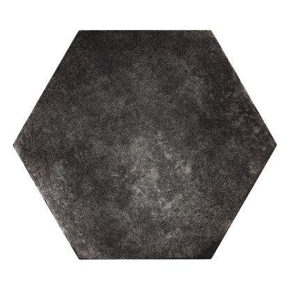Tuscan Nero Hexagon (9" x 10")