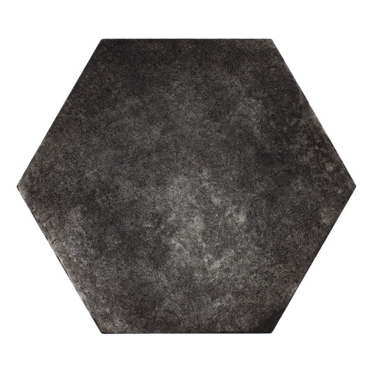 Tuscan Nero Hexagon (9" x 10")