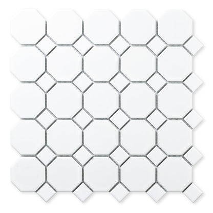 Octa-Dot White Matte