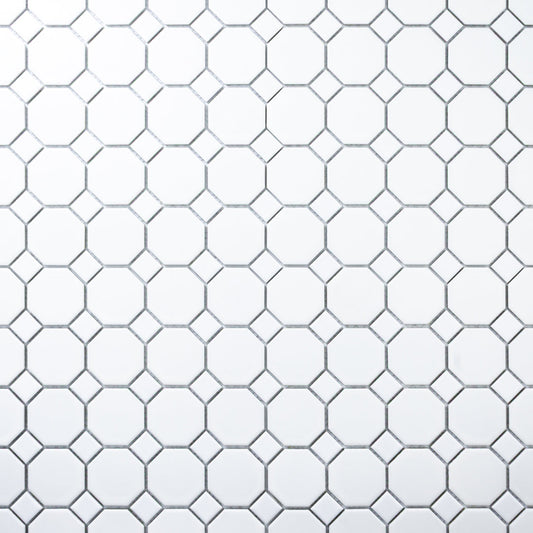Octa-Dot White Matte - Sample