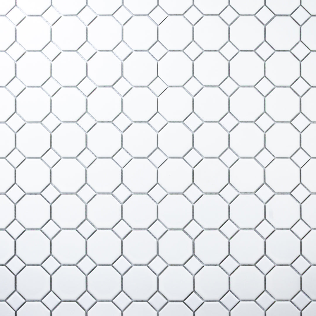 Octa-Dot White Matte