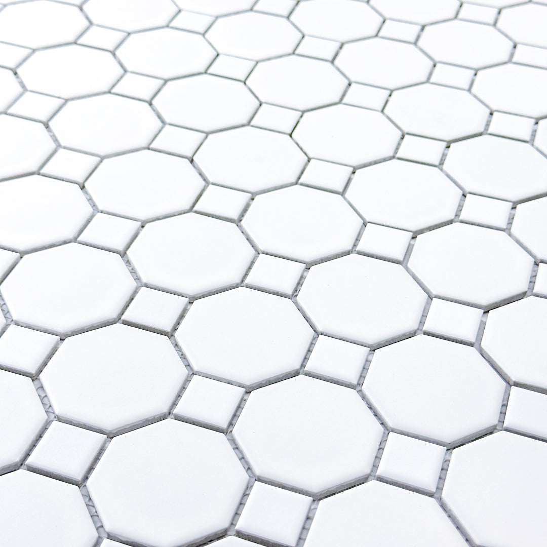 Octa-Dot White Matte