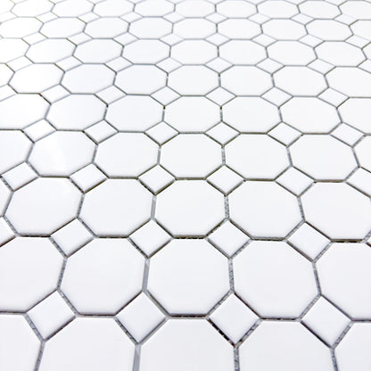 Octa-Dot White Matte