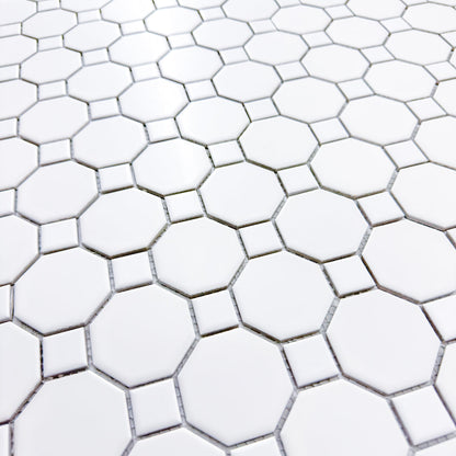 Octa-Dot White Matte