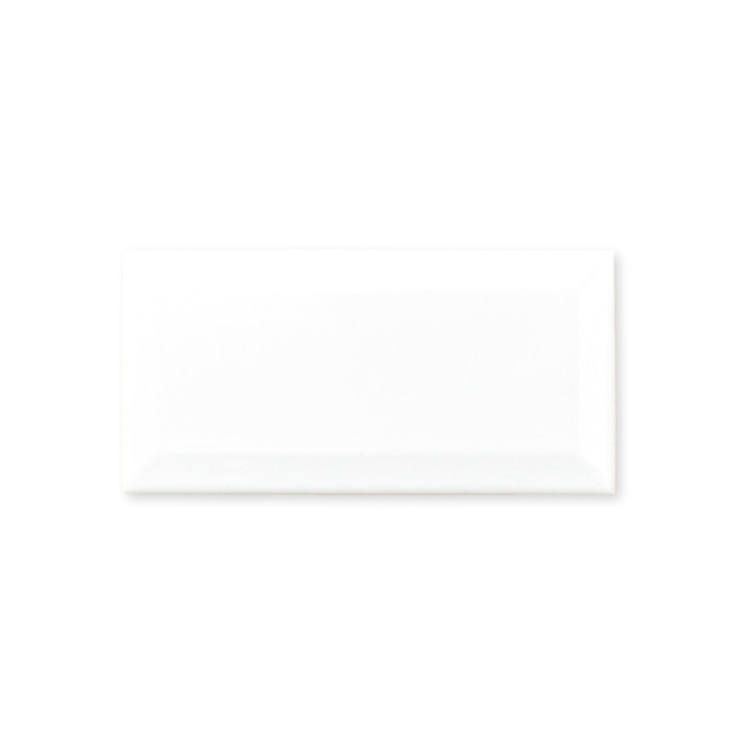 Subway - White Beveled (3" X 6")