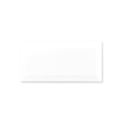 Subway - White Beveled (3" X 6")