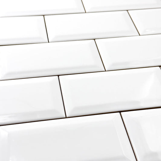 Subway - White Beveled (3" X 6") - Sample