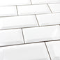 Subway - White Beveled (3" X 6") - Sample