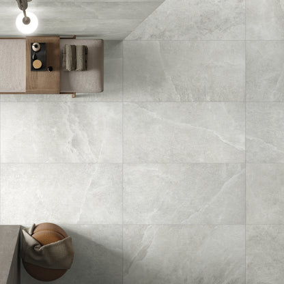 Saltstone Light Hexagon Mosaic (3" X 3")