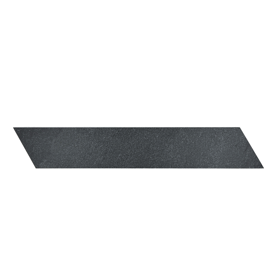 Slate Black Chevron (4" X 20")