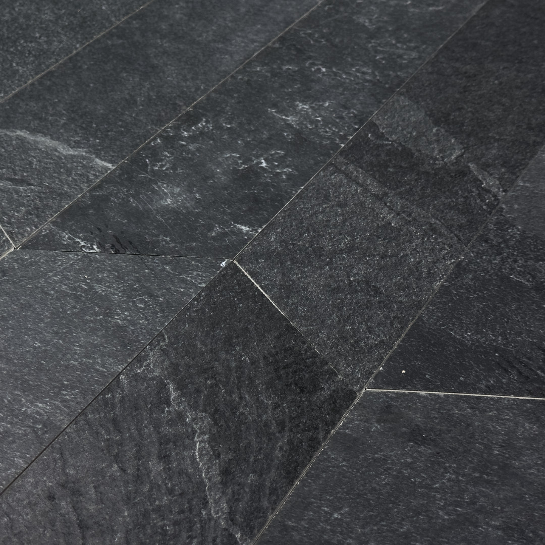 Slate Black Chevron (4" X 20")