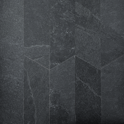 Slate Black Chevron (4" X 20")