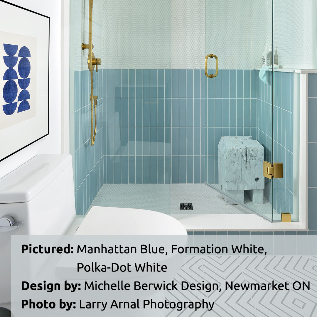 Manhattan Blue (10" X 2.5") -- 30% mark-down
