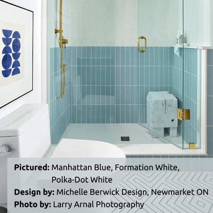 Manhattan Blue (10" X 2.5") -- 30% mark-down