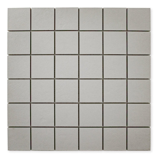 Checkmate Grey Mosaic (2" X 2") - Sample
