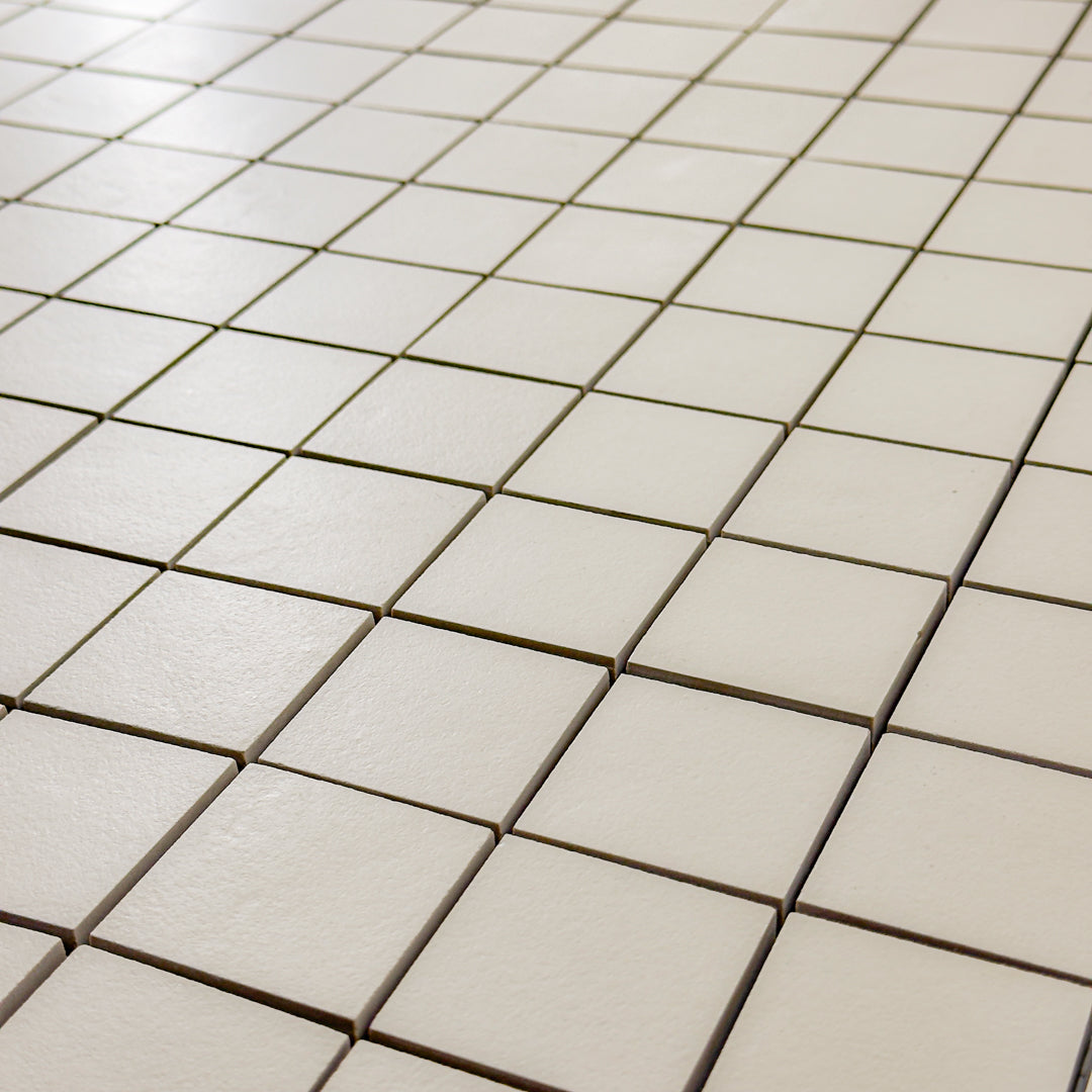 Checkmate Beige Mosaic (2" X 2")