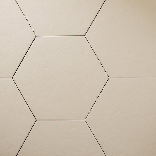 Checkmate Beige Hexagon (10" X 9") - Sample