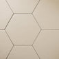 Checkmate Beige Hexagon (10" X 9") - Sample