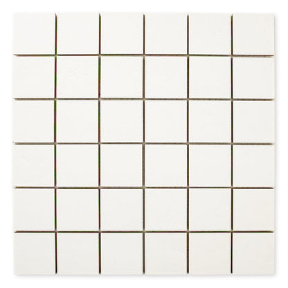 Checkmate White Mosaic (2" X 2")