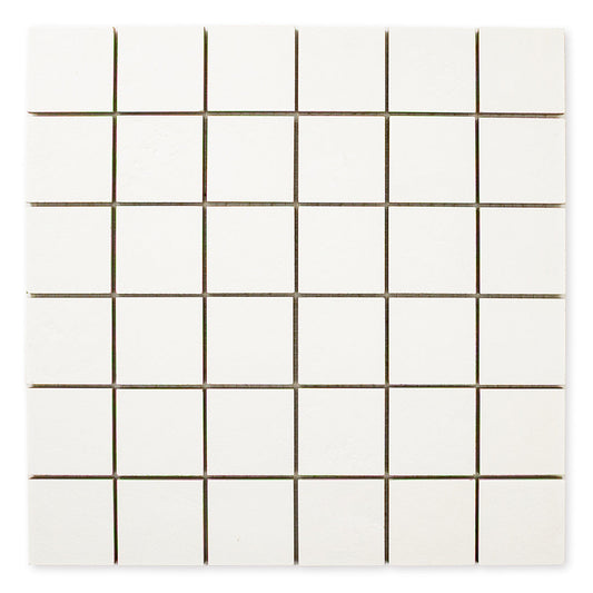 Checkmate White Mosaic (2" X 2")